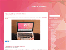 Tablet Screenshot of blog.gimmick-box.com